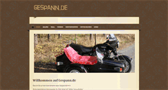Desktop Screenshot of gespann.de
